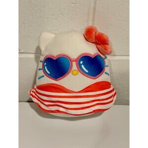 Squishmallows x Sanrio Kellytoy Hello Kitty With Sunglasses 6.5in